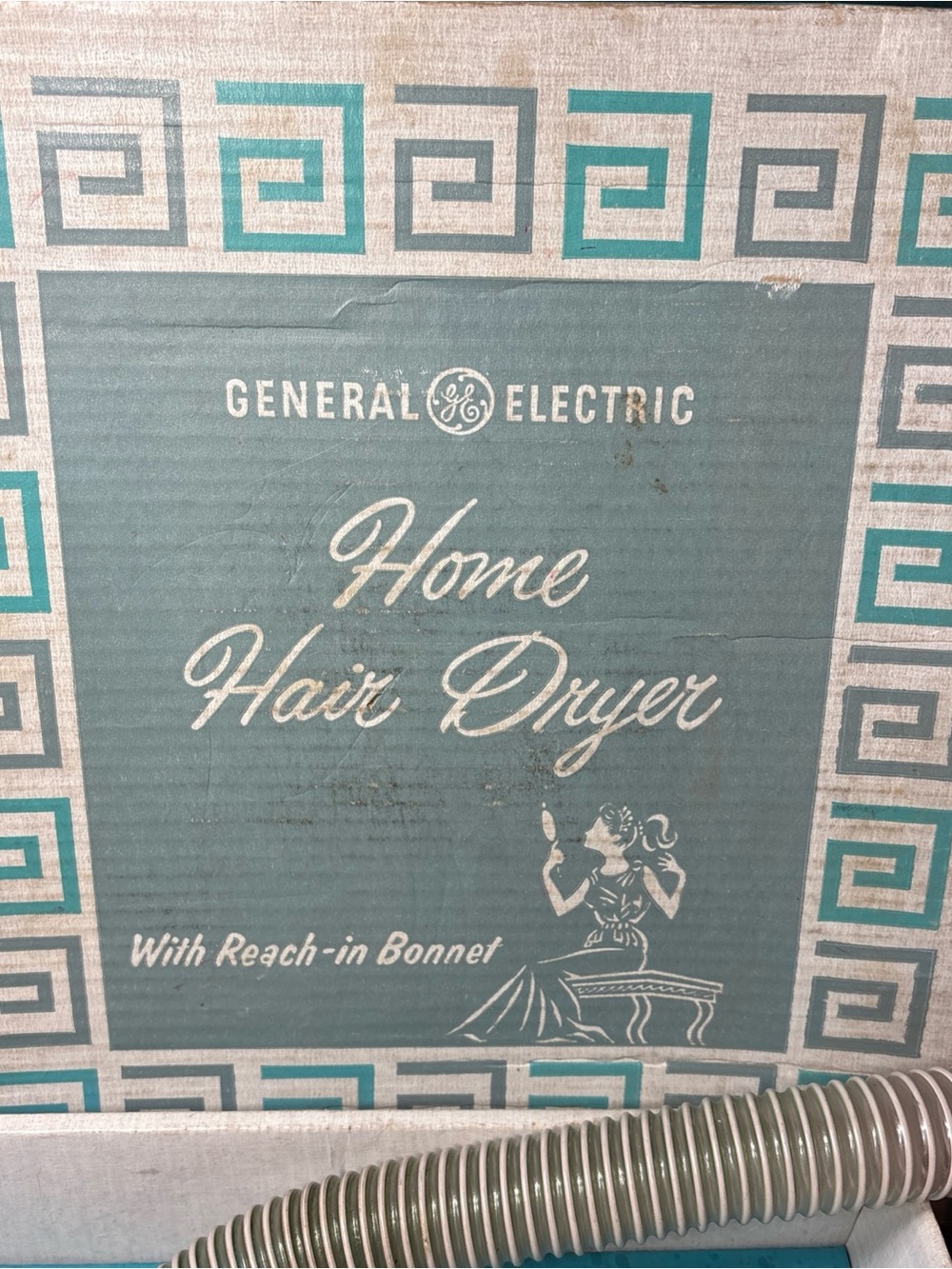 Vintage General Electric Home Hair Dryer HD-1 - Picture 4 of 6